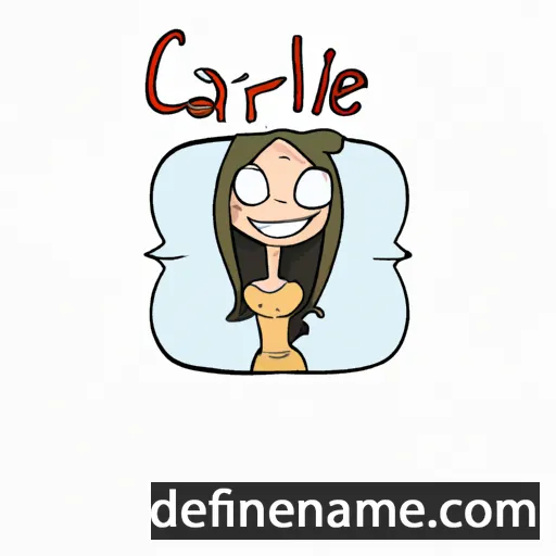 cartoon of the name Catriel