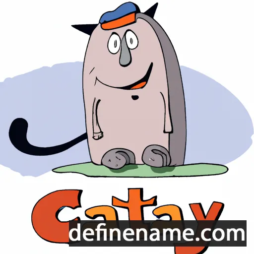 cartoon of the name Catty