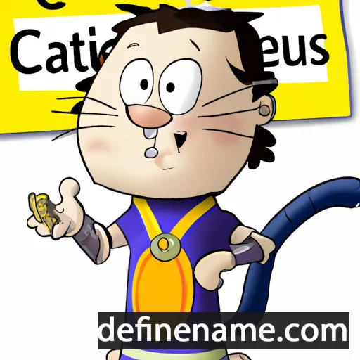 cartoon of the name Catullus