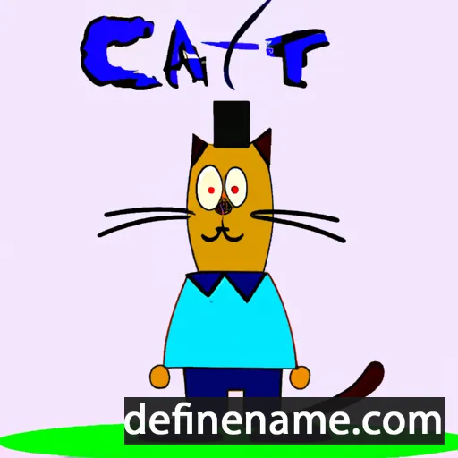 cartoon of the name Catur