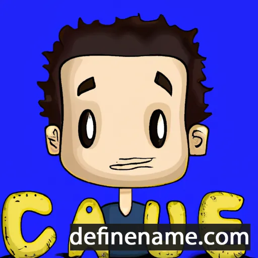 cartoon of the name Cauê