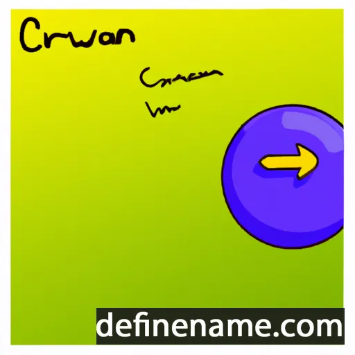 cartoon of the name Cawren