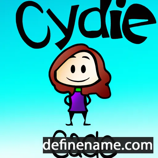 cartoon of the name Caydee