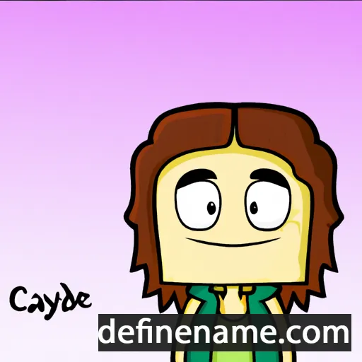 cartoon of the name Caydie