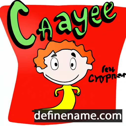 cartoon of the name Cayenne