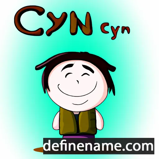 cartoon of the name Cayin