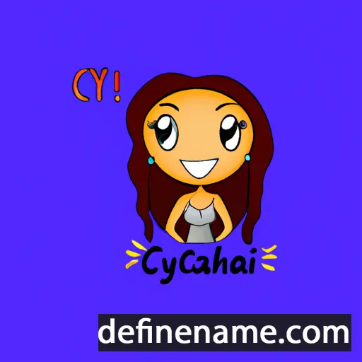 cartoon of the name Caylah