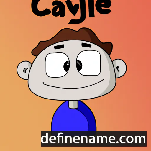 cartoon of the name Cayle