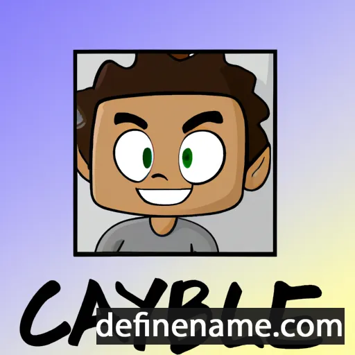 Cayleb cartoon