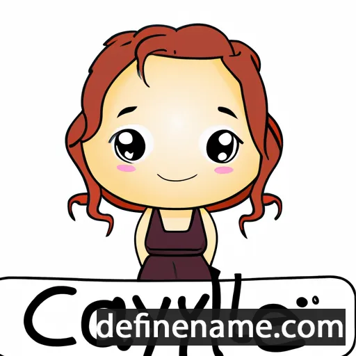 Caylie cartoon