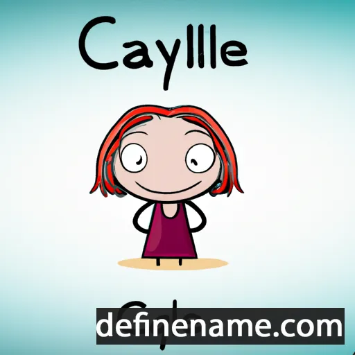 Cayllie cartoon