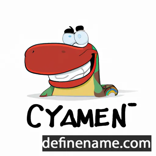 cartoon of the name Caymen