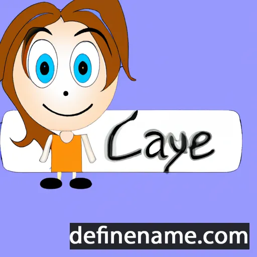 Caysie cartoon