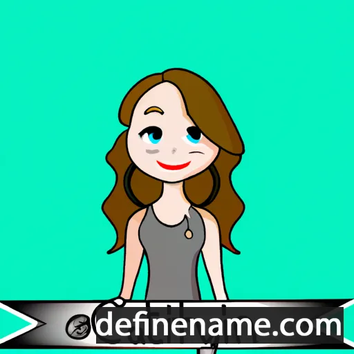 cartoon of the name Caytlin