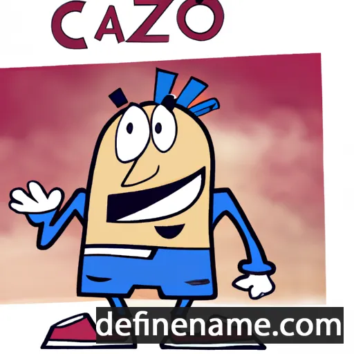 cartoon of the name Cazzio