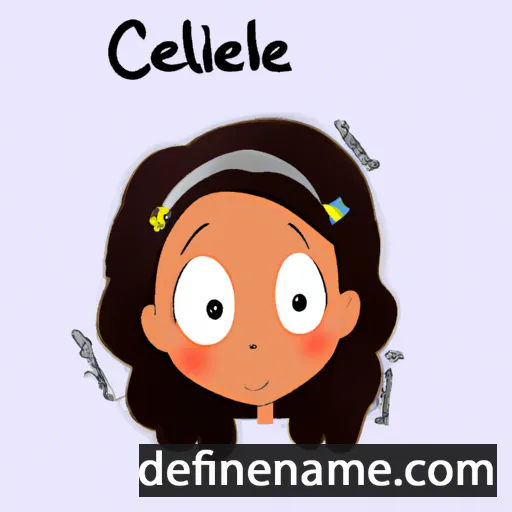 cartoon of the name Céciliane