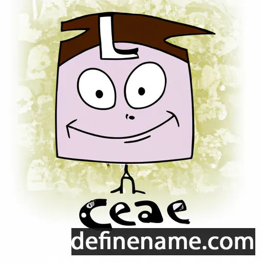 cartoon of the name Ceale