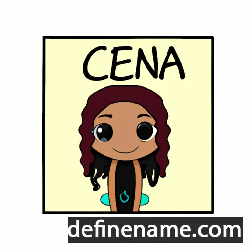 cartoon of the name Ceanna