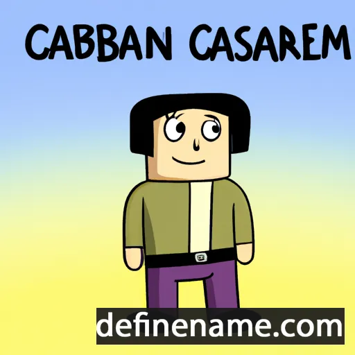 cartoon of the name Cebastian