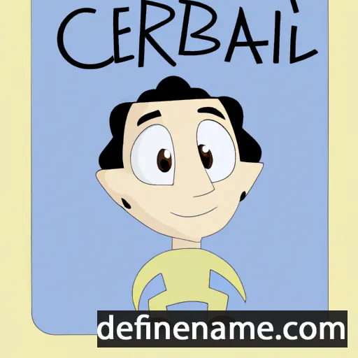 cartoon of the name Cebraîl