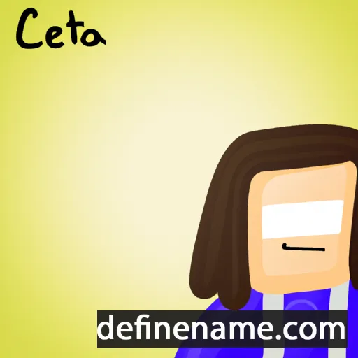 cartoon of the name Cecilita