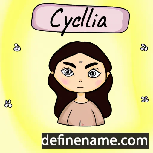 Ceciliya cartoon