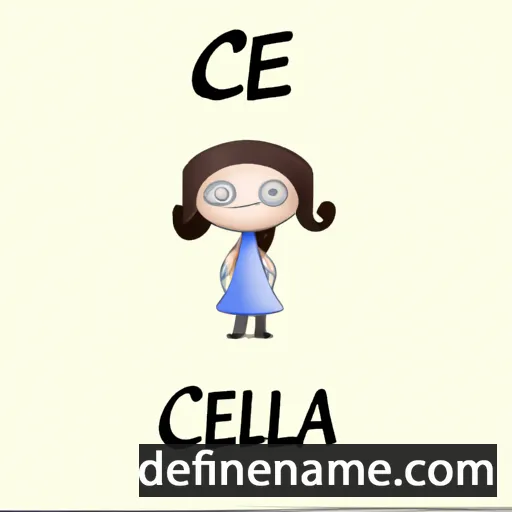 cartoon of the name Cecilla