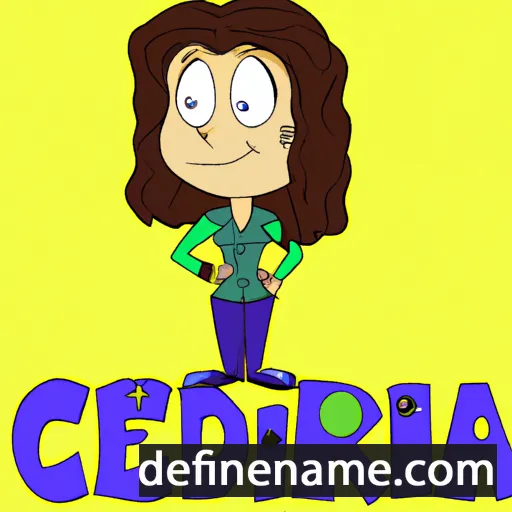 cartoon of the name Cedrica