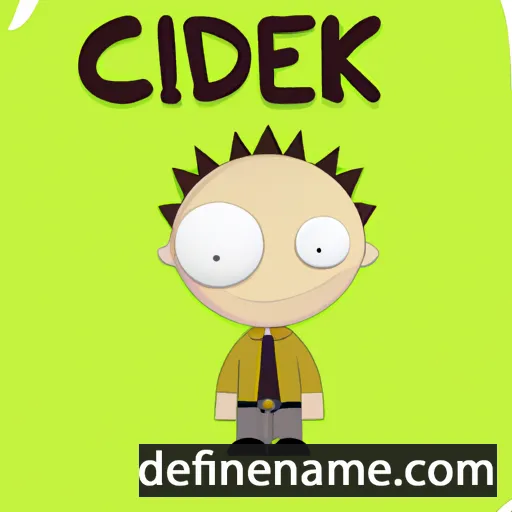 cartoon of the name Cedriek