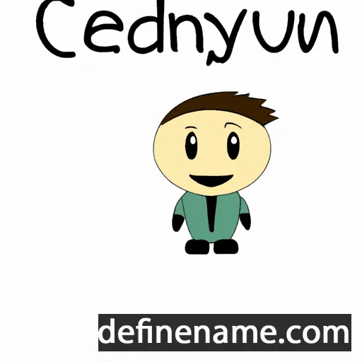 cartoon of the name Cedwyn