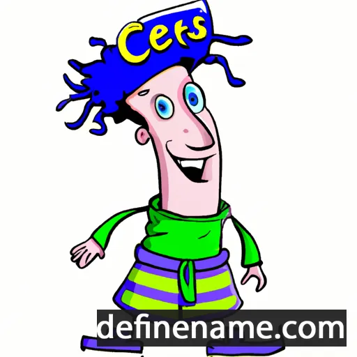 cartoon of the name Cefas