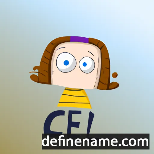 cartoon of the name Ceil