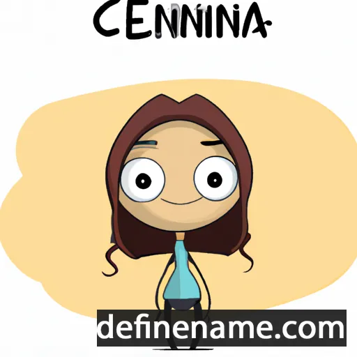 cartoon of the name Ceinna