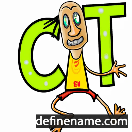 cartoon of the name Ceit