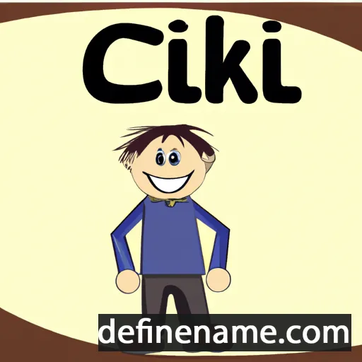 cartoon of the name Çelik