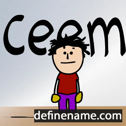 cartoon of the name Çem