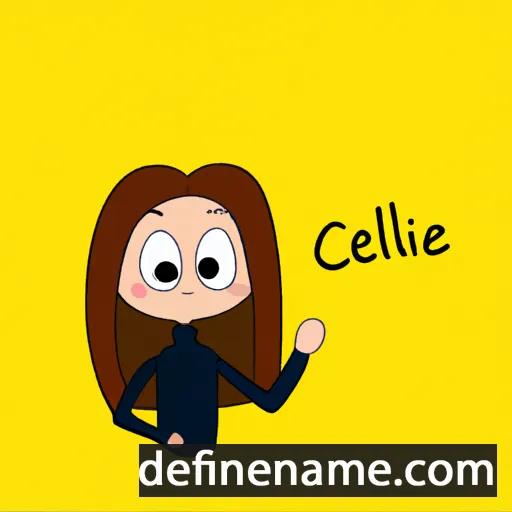 cartoon of the name Célérine