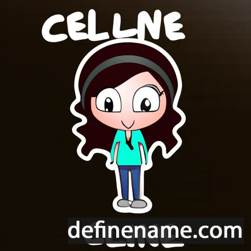 Célène cartoon