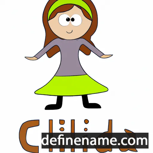 cartoon of the name Célida