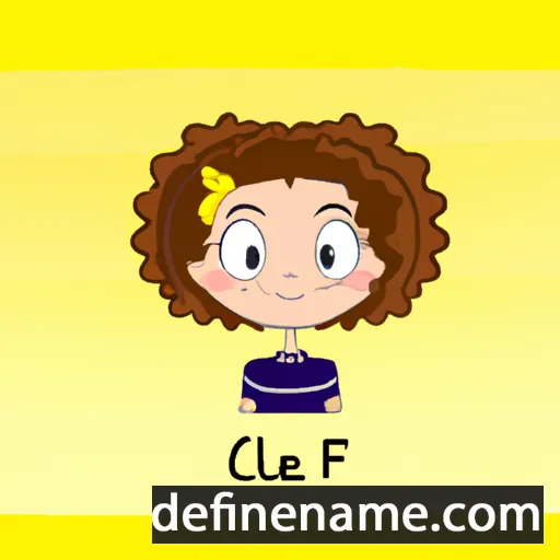 cartoon of the name Célie