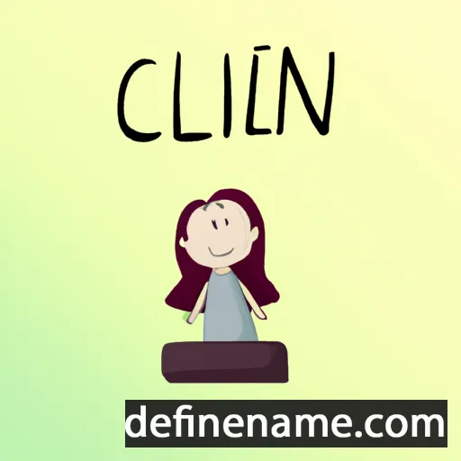 cartoon of the name Célin