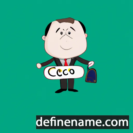 cartoon of the name Céos