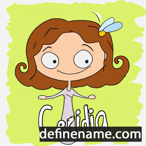 cartoon of the name Cérilda