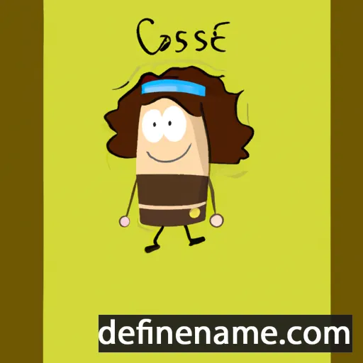 cartoon of the name Césarie