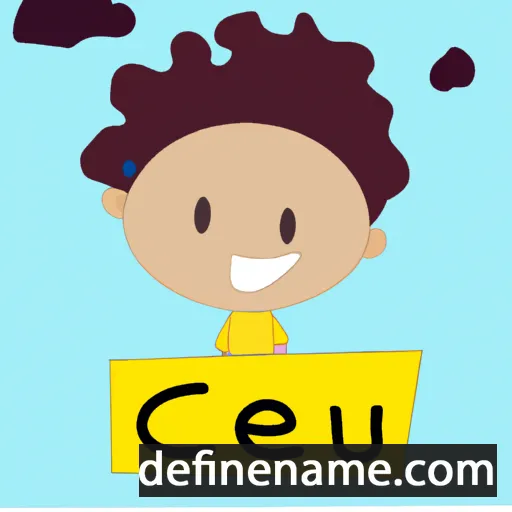 cartoon of the name Céu