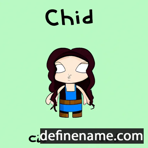 cartoon of the name Ceitidh