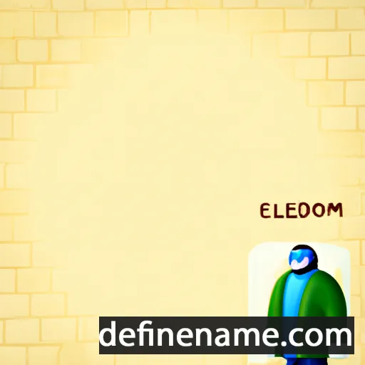 cartoon of the name Celdom