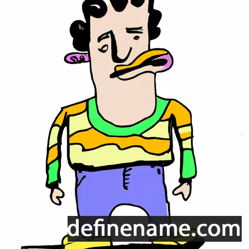 cartoon of the name Celedonio