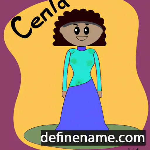 cartoon of the name Celenara