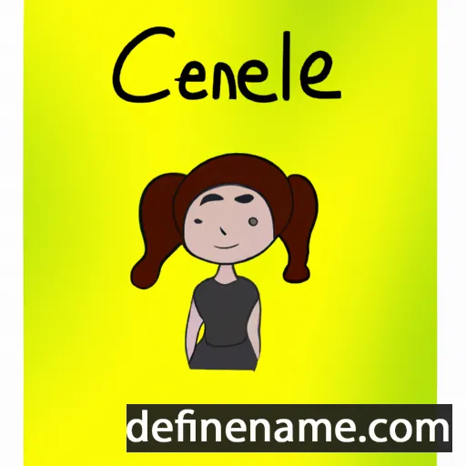 cartoon of the name Celene